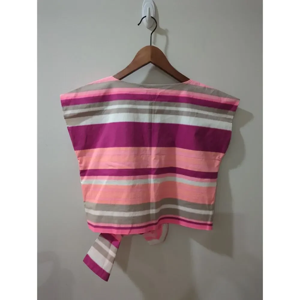 Kate Spade Saturday Front Tie Sleeveless Top